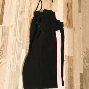 💫 BEBOP Thin Black & White Striped Sweatpants
